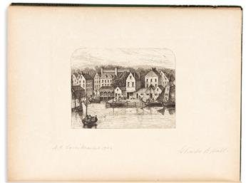 (NEW YORK CITY.) Charles B. Hall. Old New York. Halls Views and Portraits (title from spine).